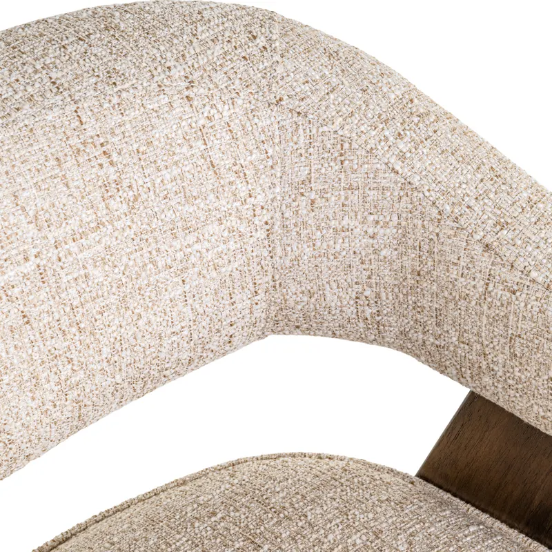 Esszimmerstuhl Mori, Cream tweed, feuerhemmend von Richmond Interiors, Produktansicht 9