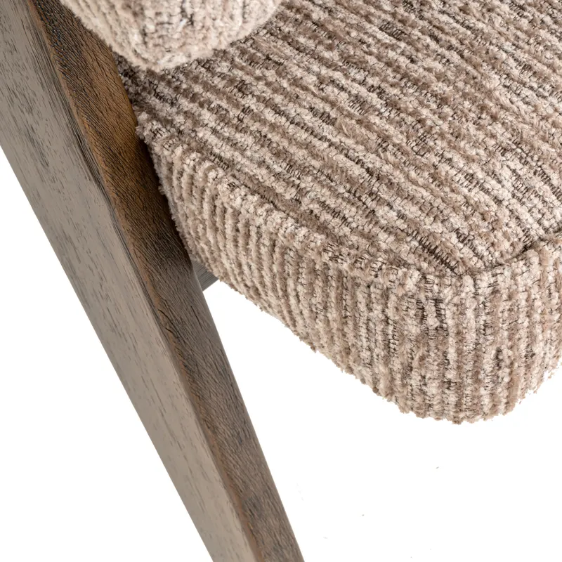 Esszimmerstuhl Mori, Mocca linear, feuerhemmend von Richmond Interiors, Produktansicht 11