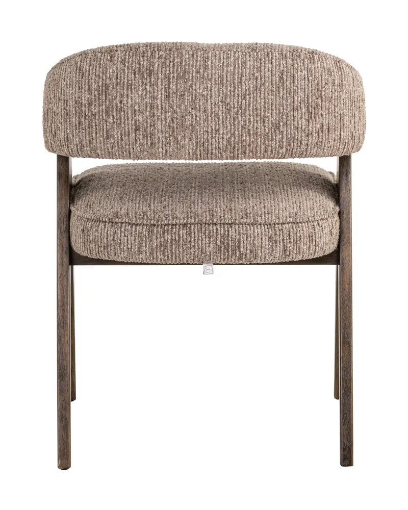Esszimmerstuhl Mori, Mocca linear, feuerhemmend von Richmond Interiors, Produktansicht 5