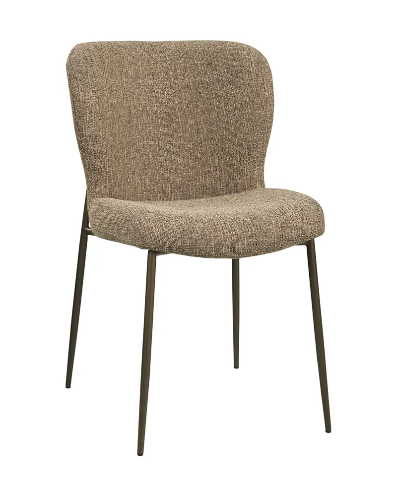 Esszimmerstuhl Odarby, Brown tweed, feuerhemmend, 2er-Set von Richmond Interiors, Produktansicht 3