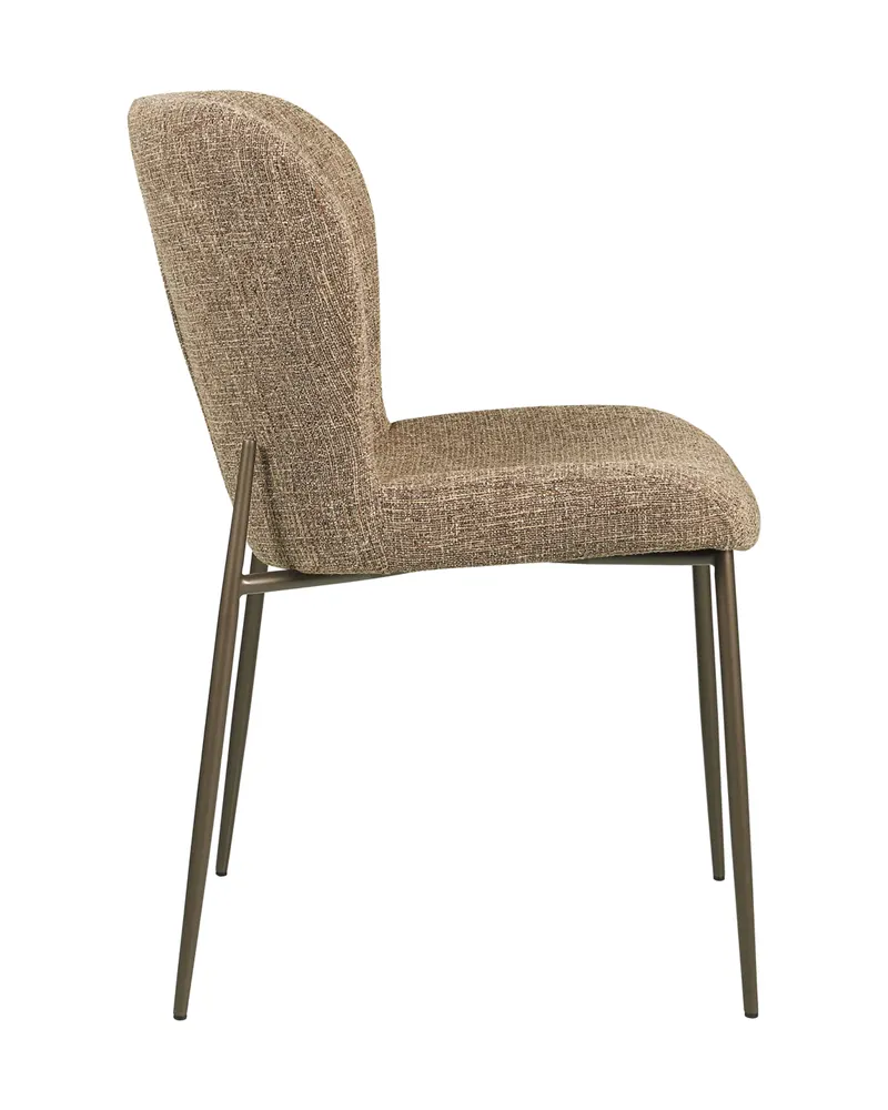 Esszimmerstuhl Odarby, Brown tweed, feuerhemmend, 2er-Set von Richmond Interiors, Produktansicht 4
