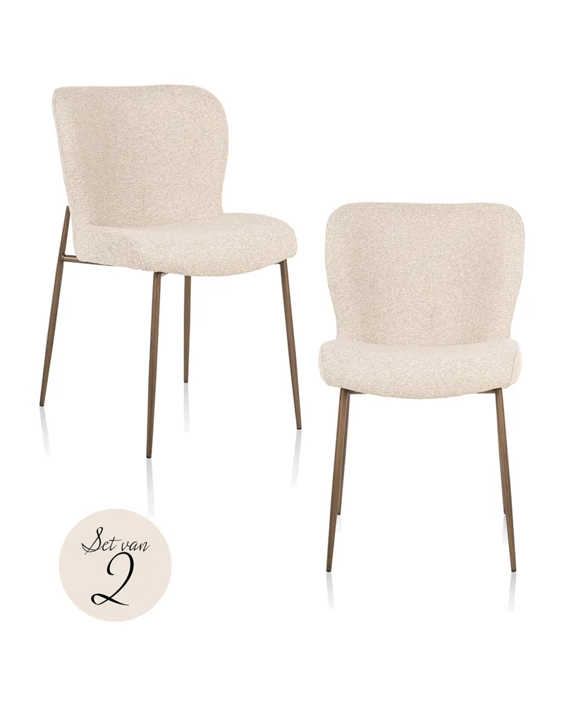 Esszimmerstuhl Odarby, Biscotti, 2er-Set von Richmond Interiors, Produktansicht 2