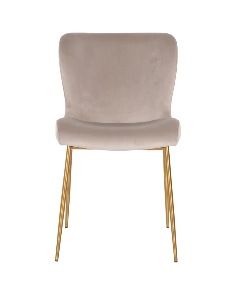 Esszimmerstuhl Odessa, Khaki velvet, feuerhemmend von Richmond Interiors