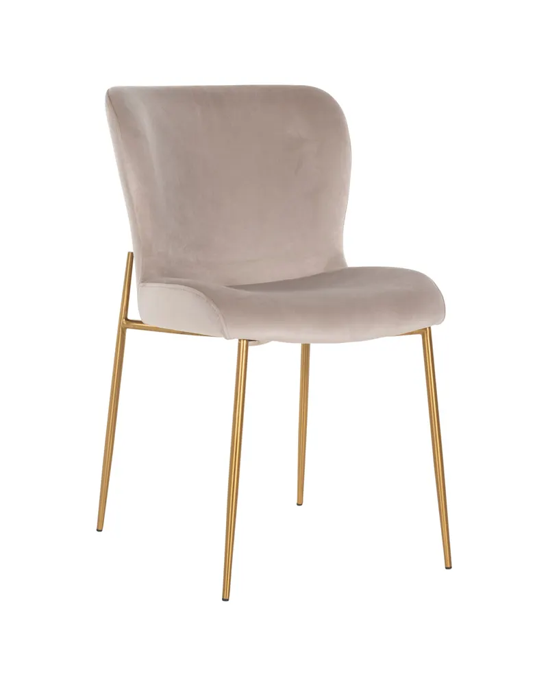 Esszimmerstuhl Odessa, Khaki velvet, feuerhemmend von Richmond Interiors, Produktansicht 3