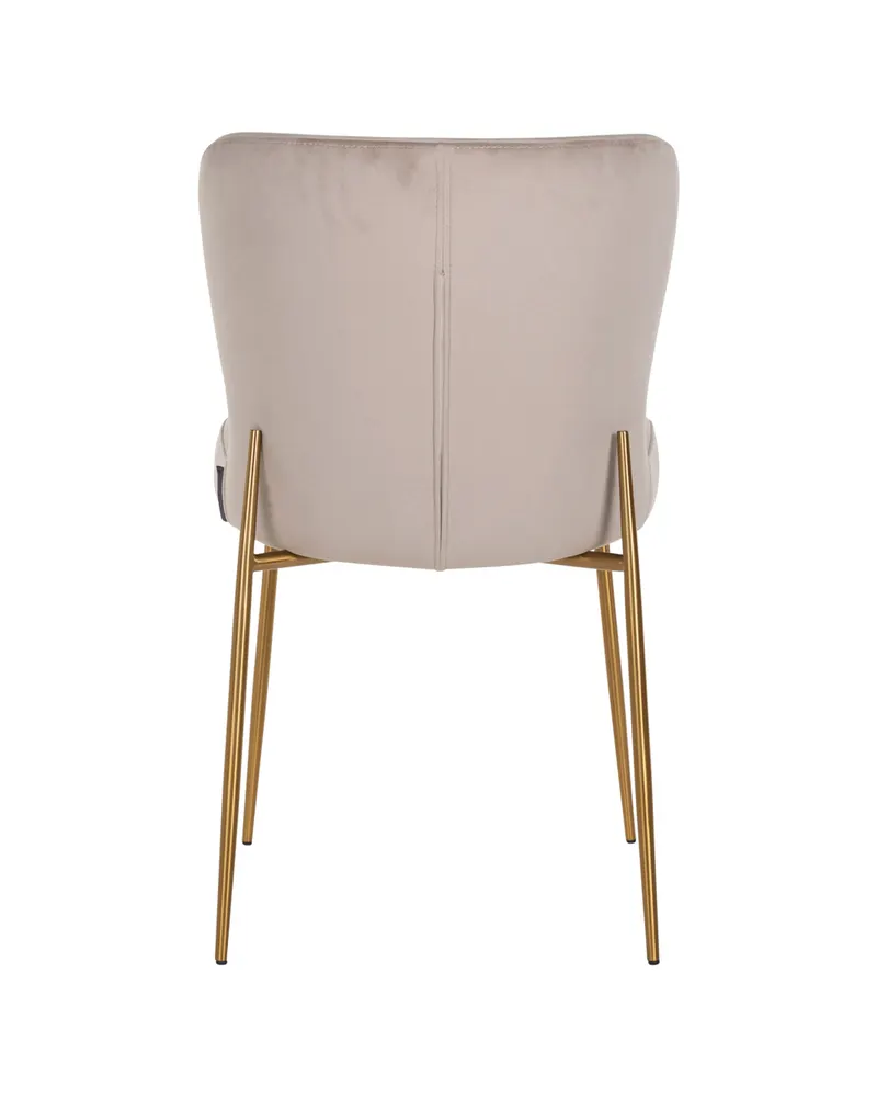 Esszimmerstuhl Odessa, Khaki velvet, feuerhemmend von Richmond Interiors, Produktansicht 5