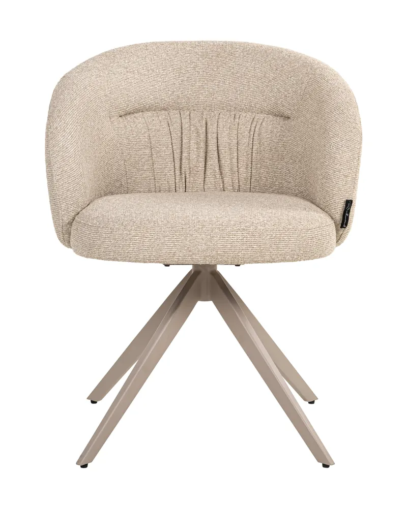 Esszimmerstuhl Olivia, Biscotti, drehbar von Richmond Interiors