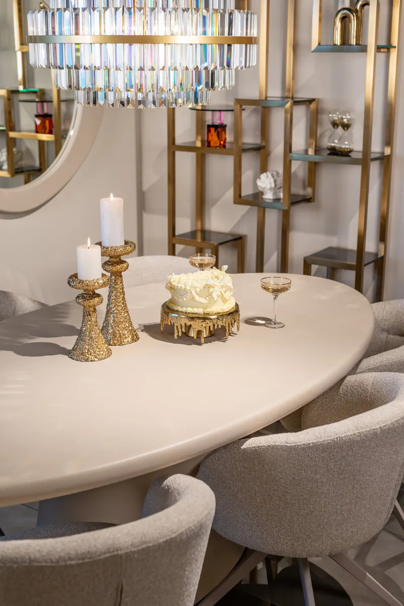 Esszimmerstuhl Olivia, Biscotti, drehbar von Richmond Interiors, Wohnbeispiel 12, im Wohnraum