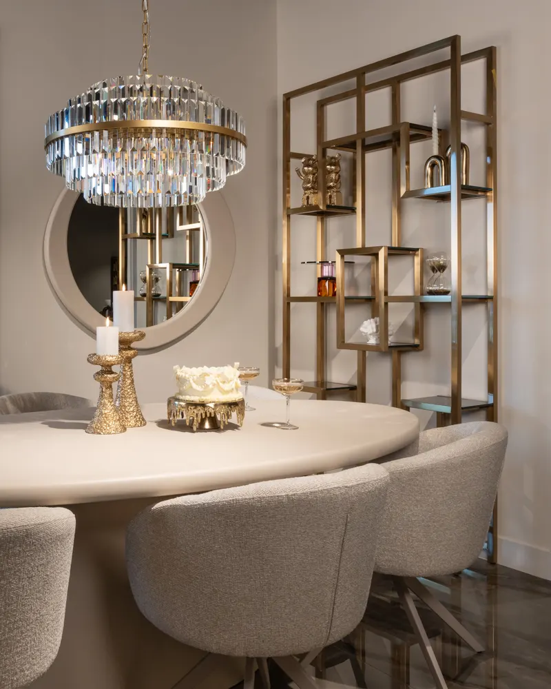 Esszimmerstuhl Olivia, Biscotti, drehbar von Richmond Interiors, Wohnbeispiel 14, im Wohnraum