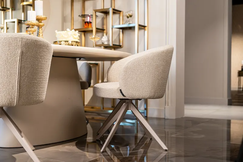 Esszimmerstuhl Olivia, Biscotti, drehbar von Richmond Interiors, Wohnbeispiel 15, im Wohnraum