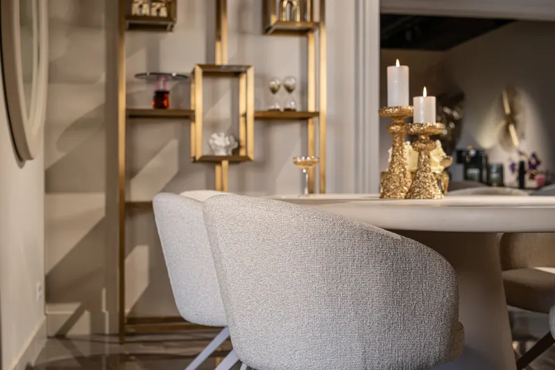 Esszimmerstuhl Olivia, Biscotti, drehbar von Richmond Interiors, Wohnbeispiel 17, im Wohnraum