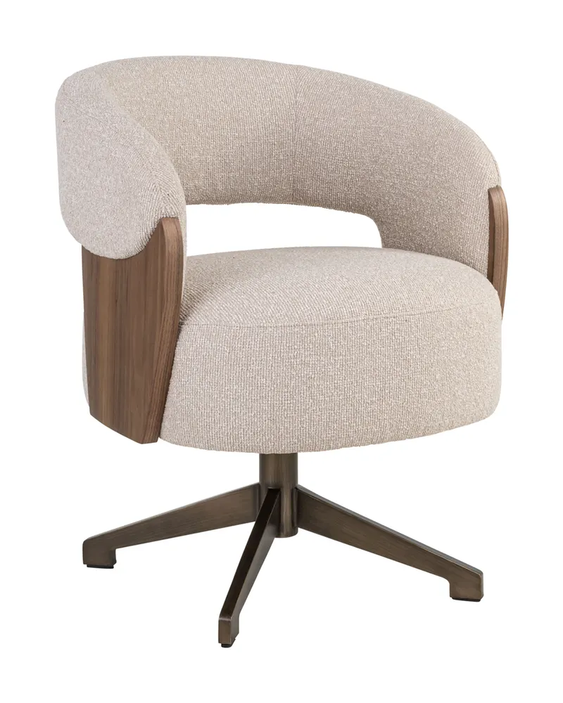 Esszimmerstuhl Pollux, Lodge desert, drehbar von Richmond Interiors, Produktansicht 3