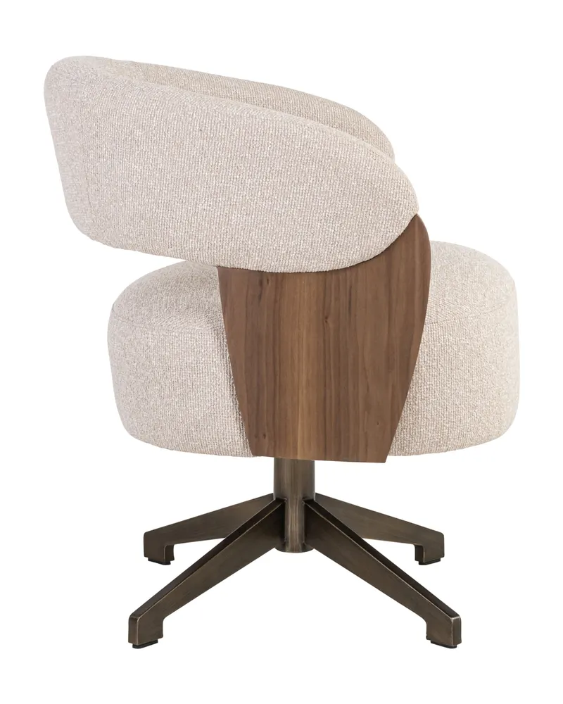 Esszimmerstuhl Pollux, Lodge desert, drehbar von Richmond Interiors, Produktansicht 4