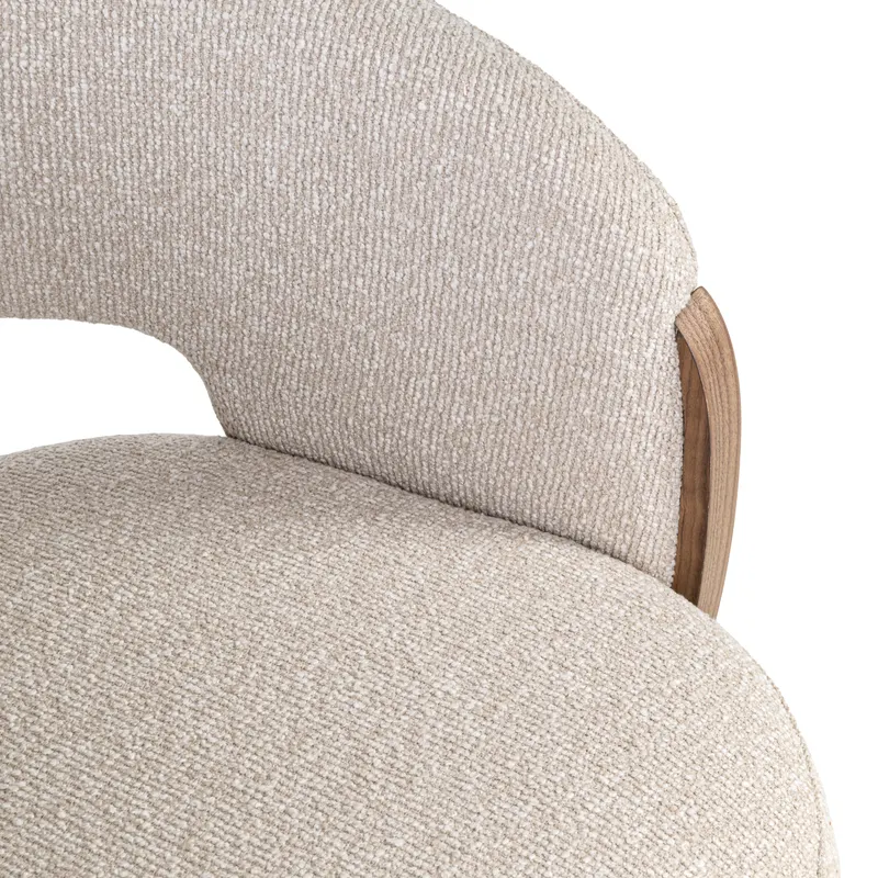 Esszimmerstuhl Pollux, Lodge desert, drehbar von Richmond Interiors, Produktansicht 7