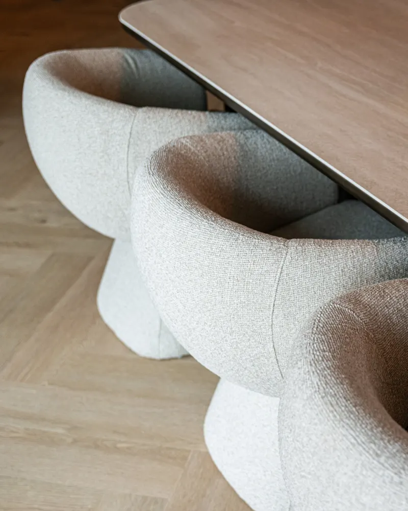 Esszimmerstuhl Quiriro, Biscotti, drehbar von Richmond Interiors, Wohnbeispiel 10, im Wohnraum