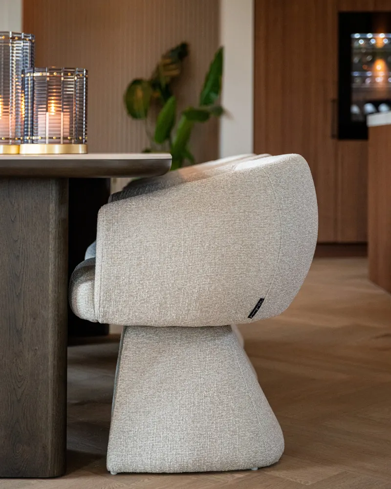 Esszimmerstuhl Quiriro, Biscotti, drehbar von Richmond Interiors, Wohnbeispiel 9, im Wohnraum