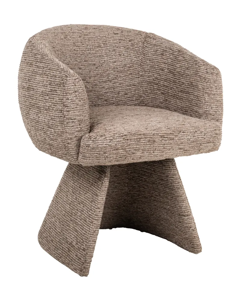 Esszimmerstuhl Quiriro, Mocca linear, drehbar von Richmond Interiors, Produktansicht 3