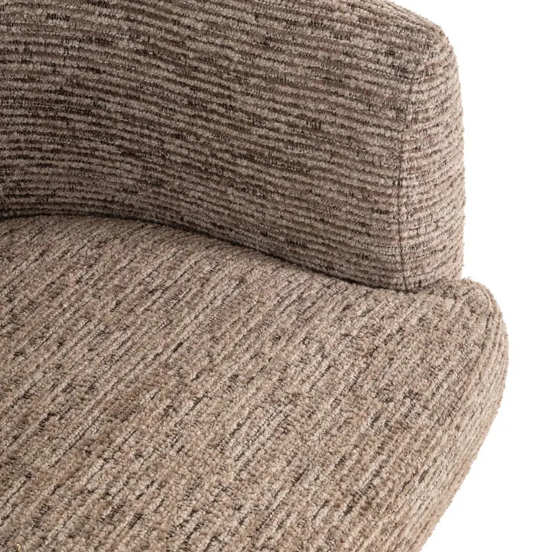 Esszimmerstuhl Quiriro, Mocca linear, drehbar von Richmond Interiors, Produktansicht 7