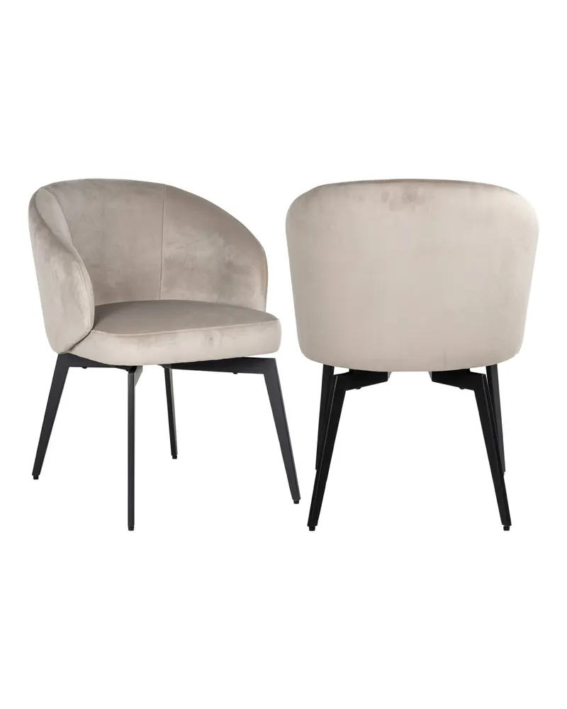 Esszimmerstuhl Amphara, Khaki velvet von Richmond Interiors, Produktansicht 2