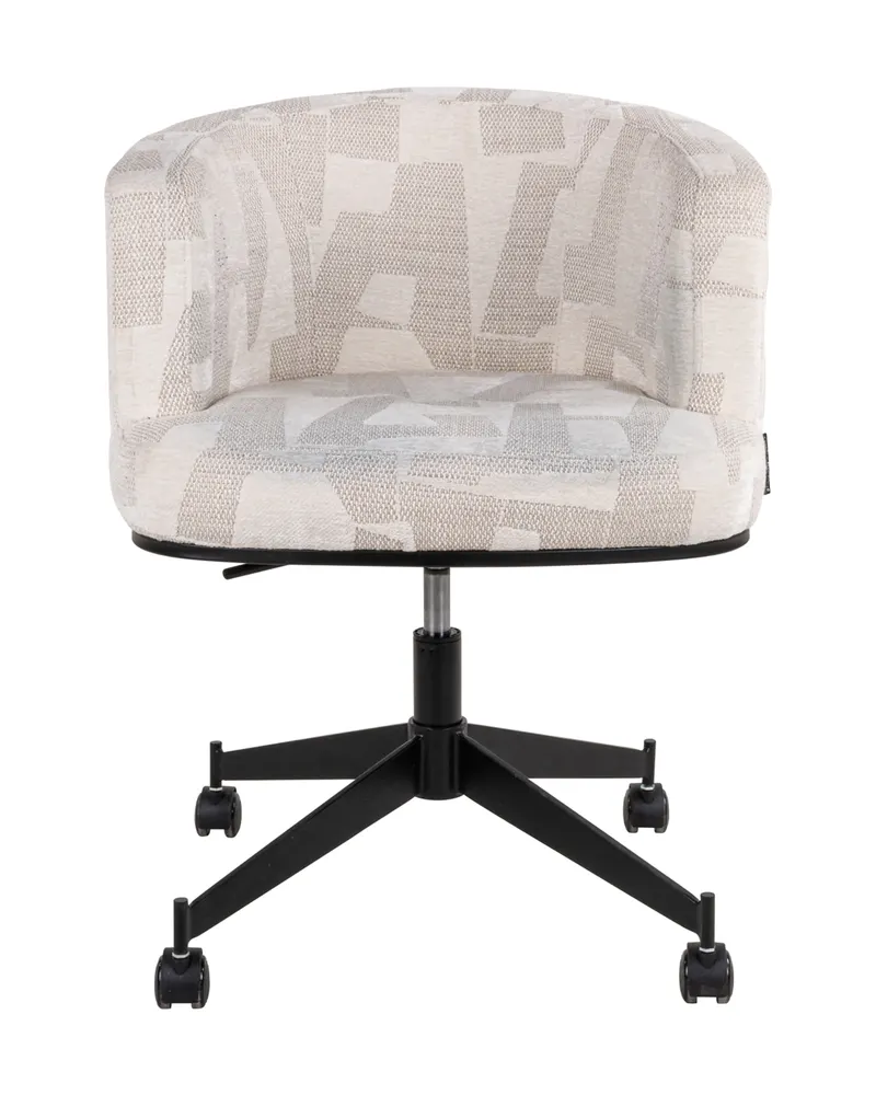 Esszimmerstuhl Rochenne, Beige graffic, drehbar von Richmond Interiors