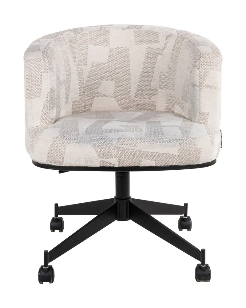 Esszimmerstuhl Rochenne, Beige graffic, drehbar von Richmond Interiors, Produktansicht 2