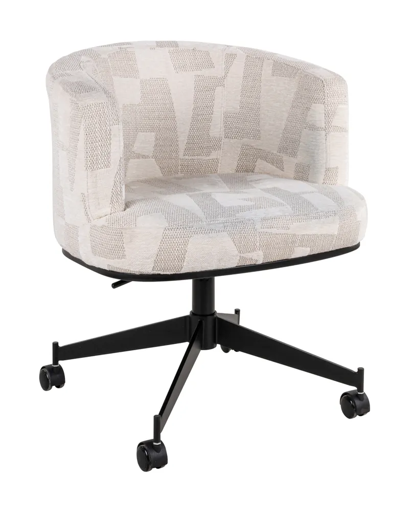 Esszimmerstuhl Rochenne, Beige graffic, drehbar von Richmond Interiors, Produktansicht 5
