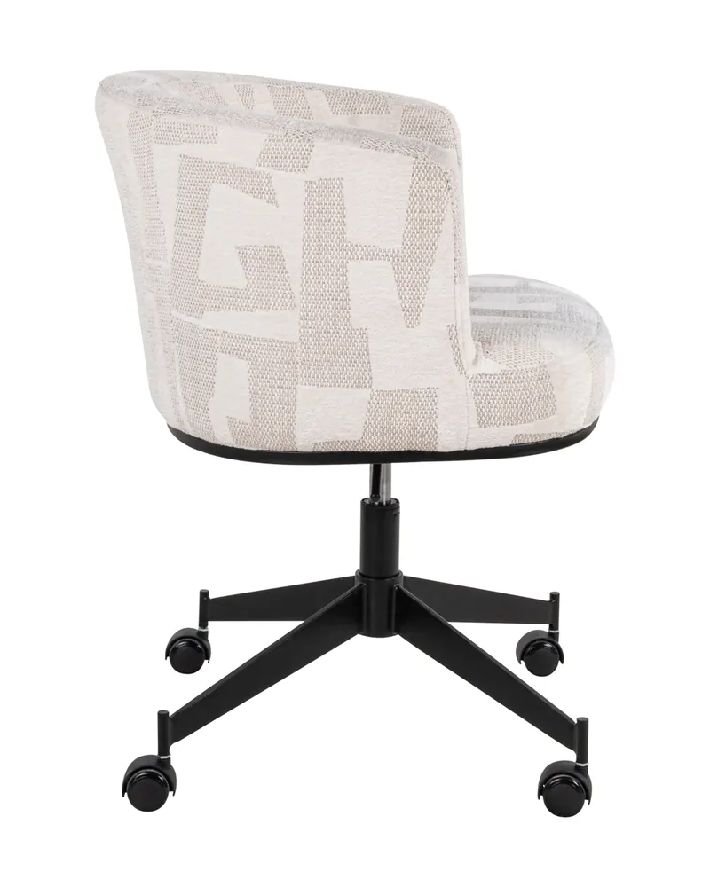Esszimmerstuhl Rochenne, Beige graffic, drehbar von Richmond Interiors, Produktansicht 6