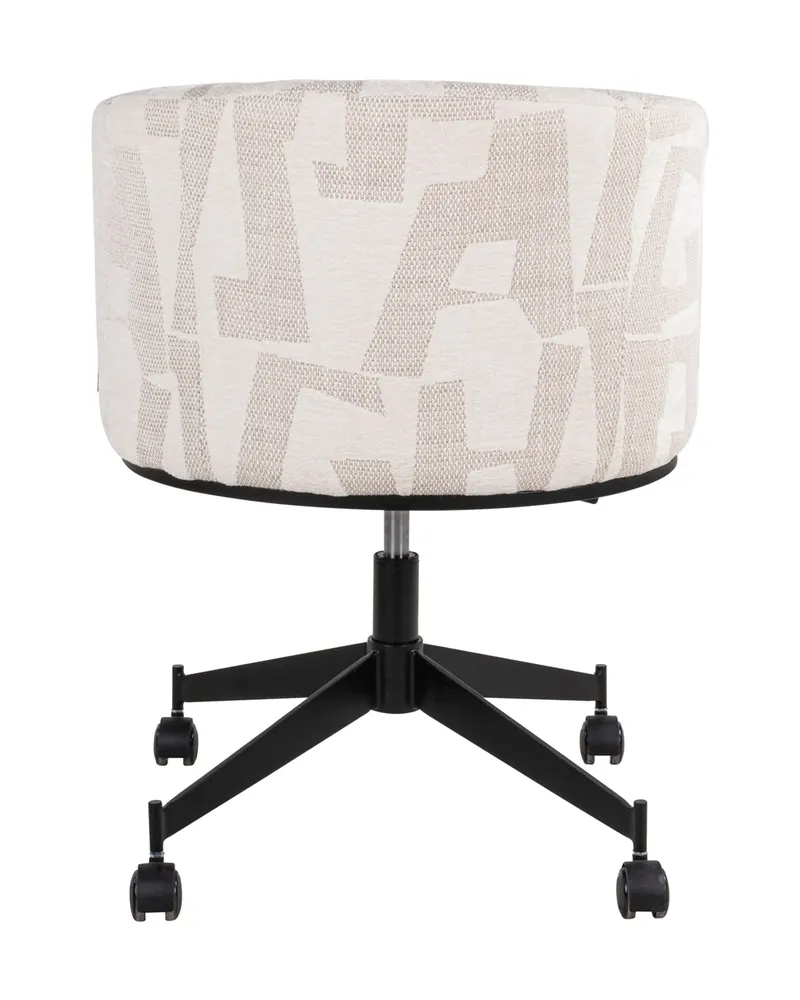 Esszimmerstuhl Rochenne, Beige graffic, drehbar von Richmond Interiors, Produktansicht 8