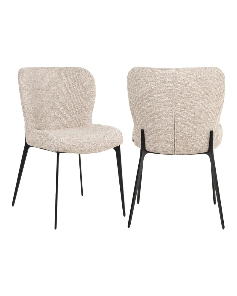 Esszimmerstuhl Sergio, Natural linear von Richmond Interiors, Produktansicht 2