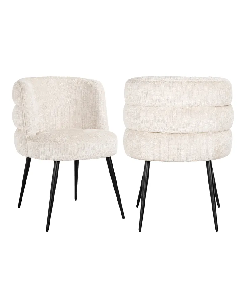 Esszimmerstuhl Stella, Niagara Beige, feuerhemmend von Richmond Interiors, Produktansicht 2