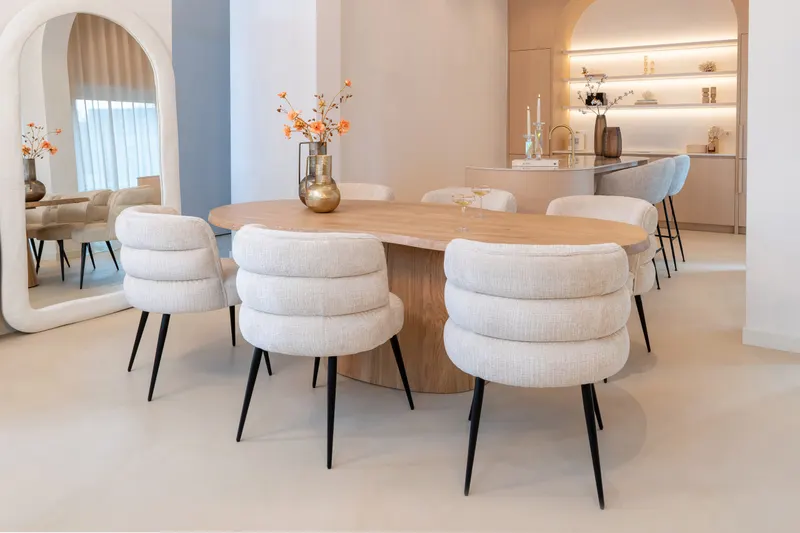Esstisch Riva, Eiche natur von Richmond Interiors, Wohnbeispiel 7, im Wohnraum