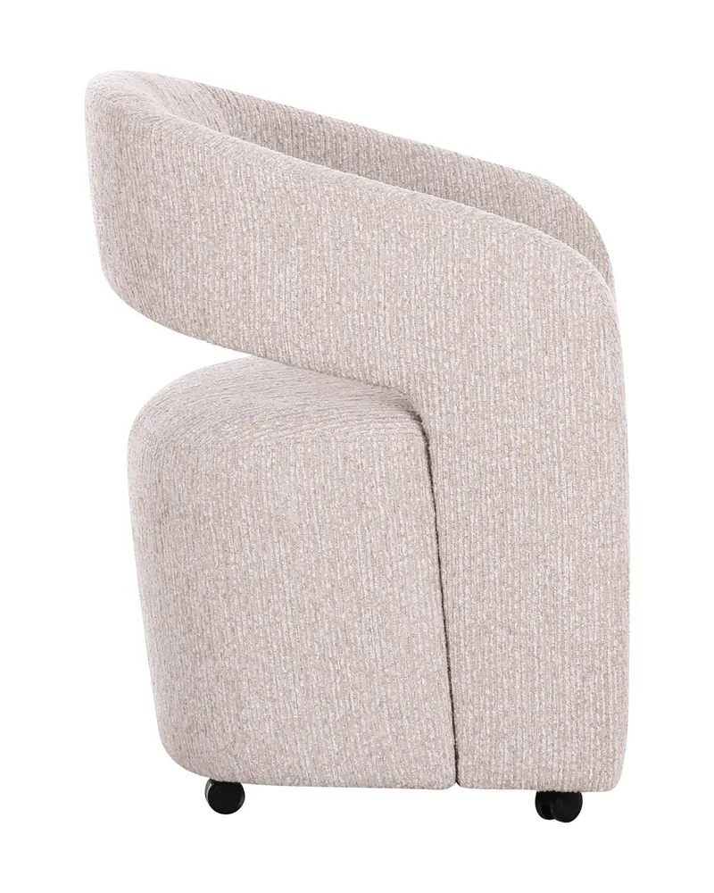 Esszimmerstuhl Vixen, Natural linear von Richmond Interiors, Produktansicht 3
