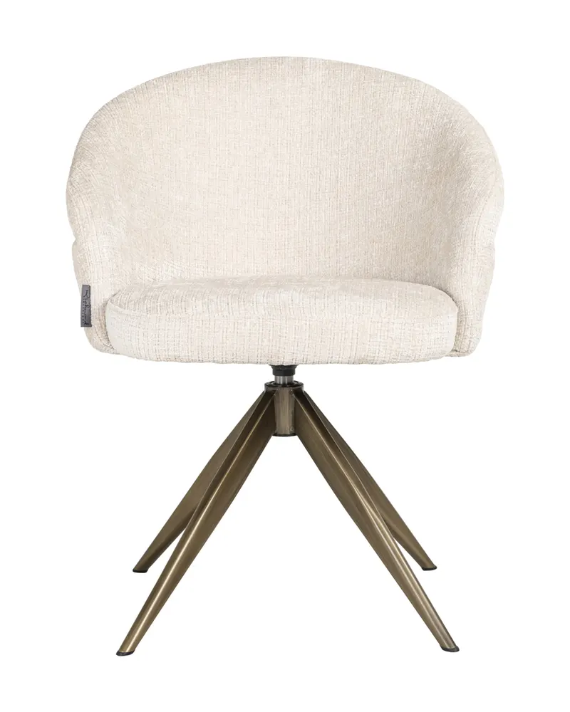 Esszimmerstuhl Zendaya, Niagara beige, drehbar von Richmond Interiors