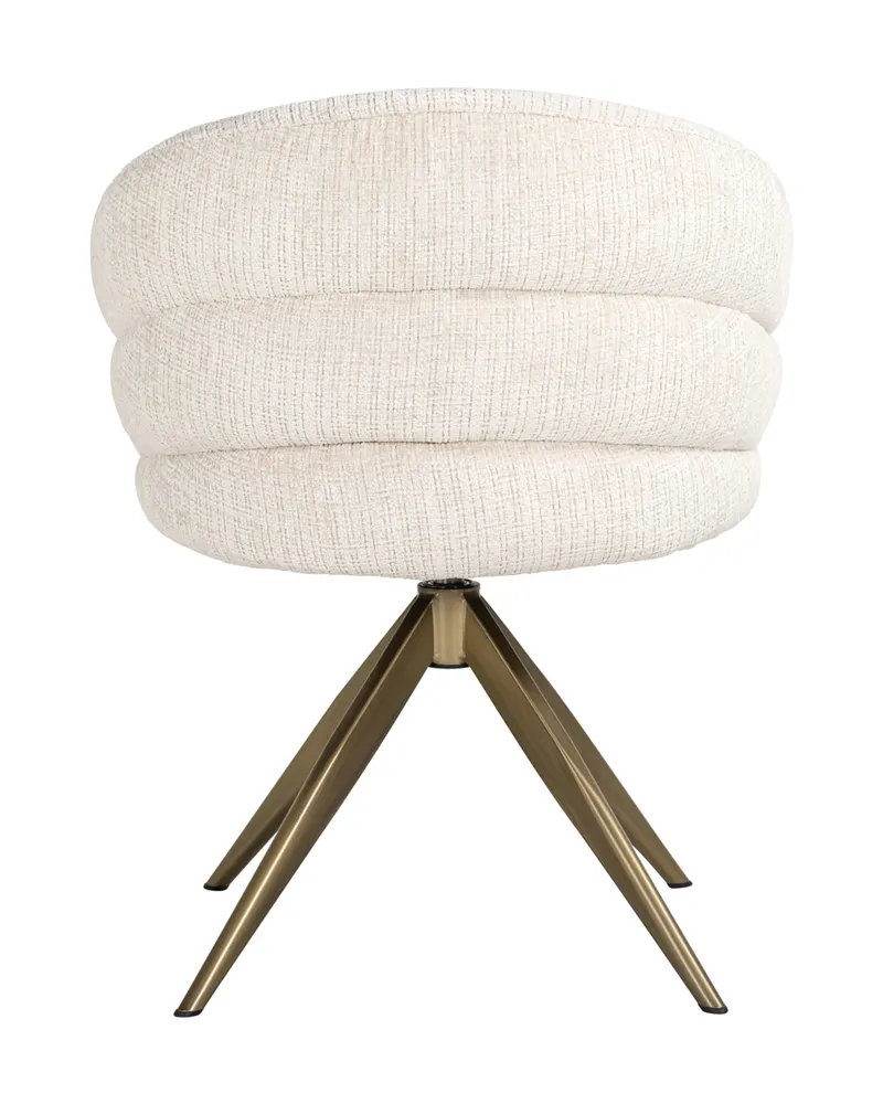 Esszimmerstuhl Zendaya, Niagara beige, drehbar von Richmond Interiors, Produktansicht 5