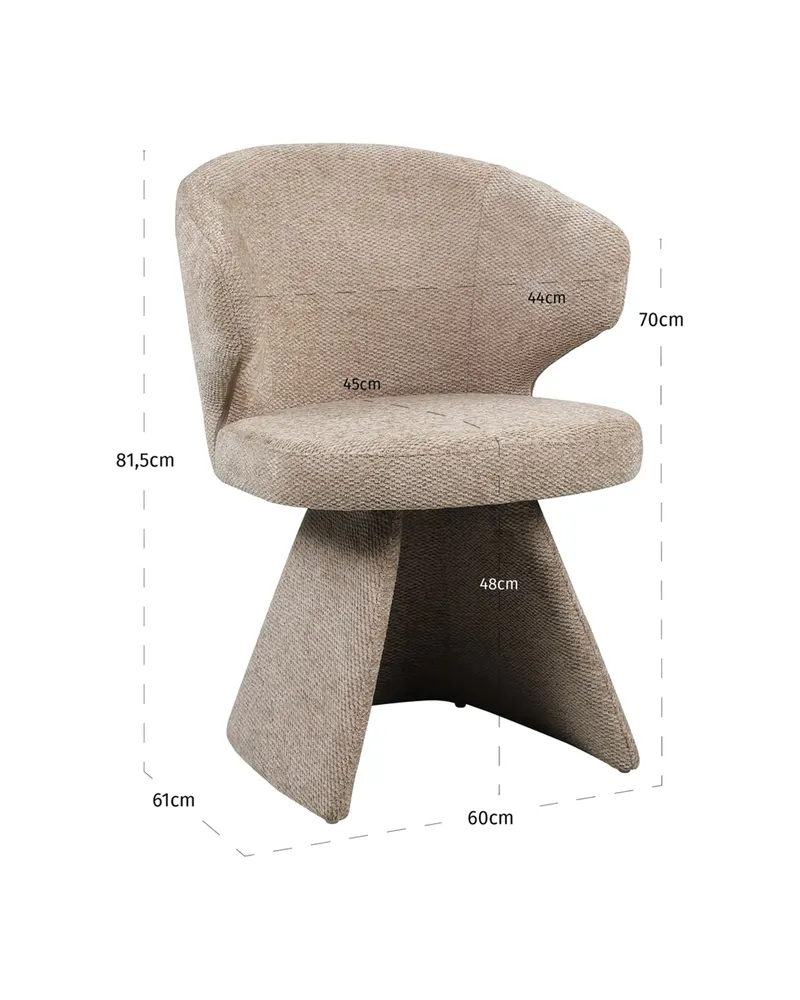 Esszimmerstuhl Zenith Mocca boldweave von Richmond Interiors, Produktansicht 8