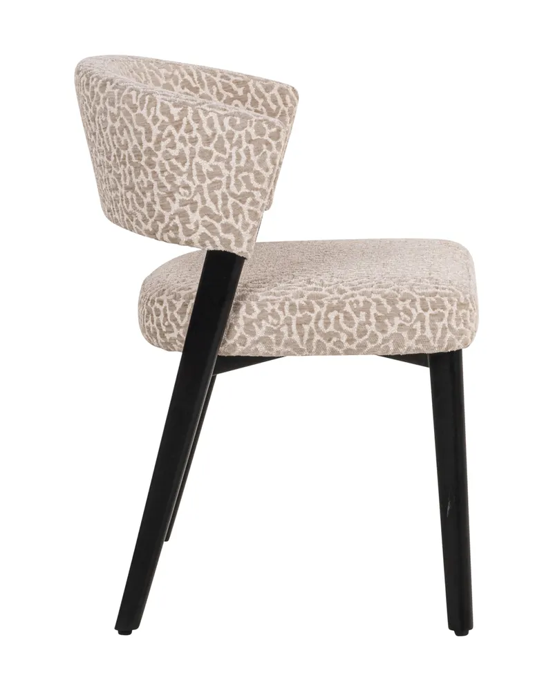Esszimmerstuhl Zeno, Beige leopard von Richmond Interiors, Produktansicht 4