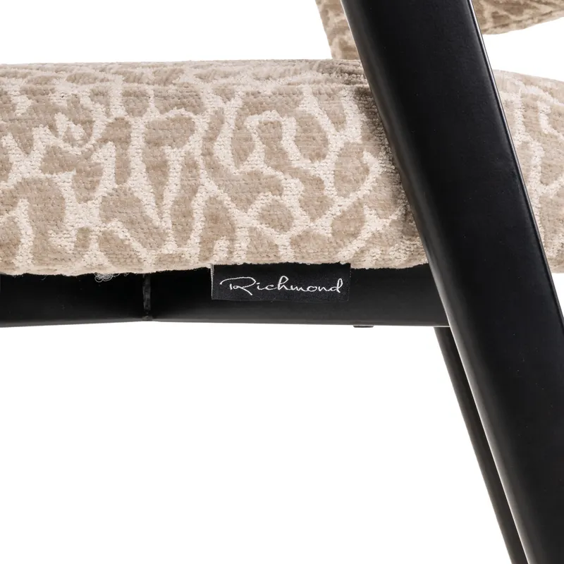 Esszimmerstuhl Zeno, Beige leopard von Richmond Interiors, Produktansicht 6