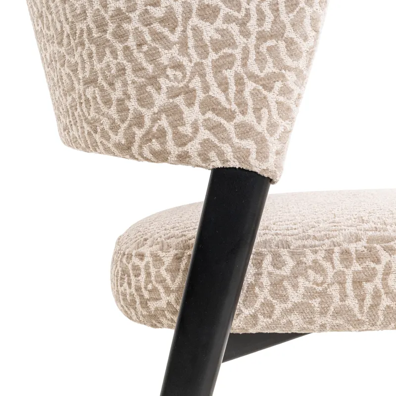 Esszimmerstuhl Zeno, Beige leopard von Richmond Interiors, Produktansicht 9