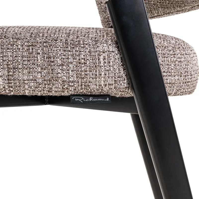 Esszimmerstuhl Zeno, Earth tweed von Richmond Interiors, Produktansicht 6