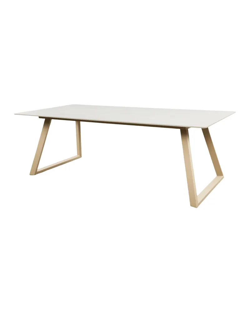 Estelle rechteckiger Esstisch in 200 × 90 cm, Beige, Ansicht 2