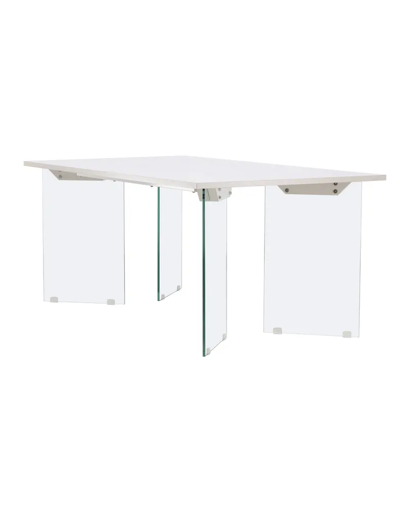 Ester rechteckiger Esstisch 180 × 90 cm mit Glasbeinen, Ansicht 1
