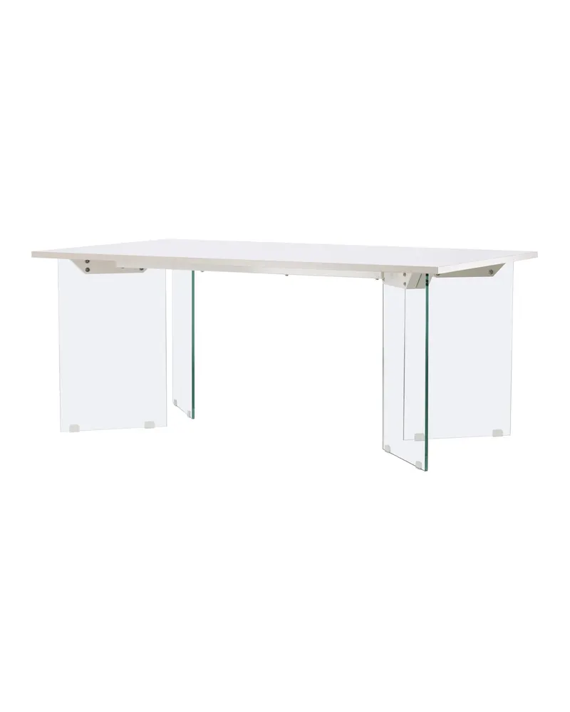 Ester rechteckiger Esstisch 180 × 90 cm mit Glasbeinen, Ansicht 5