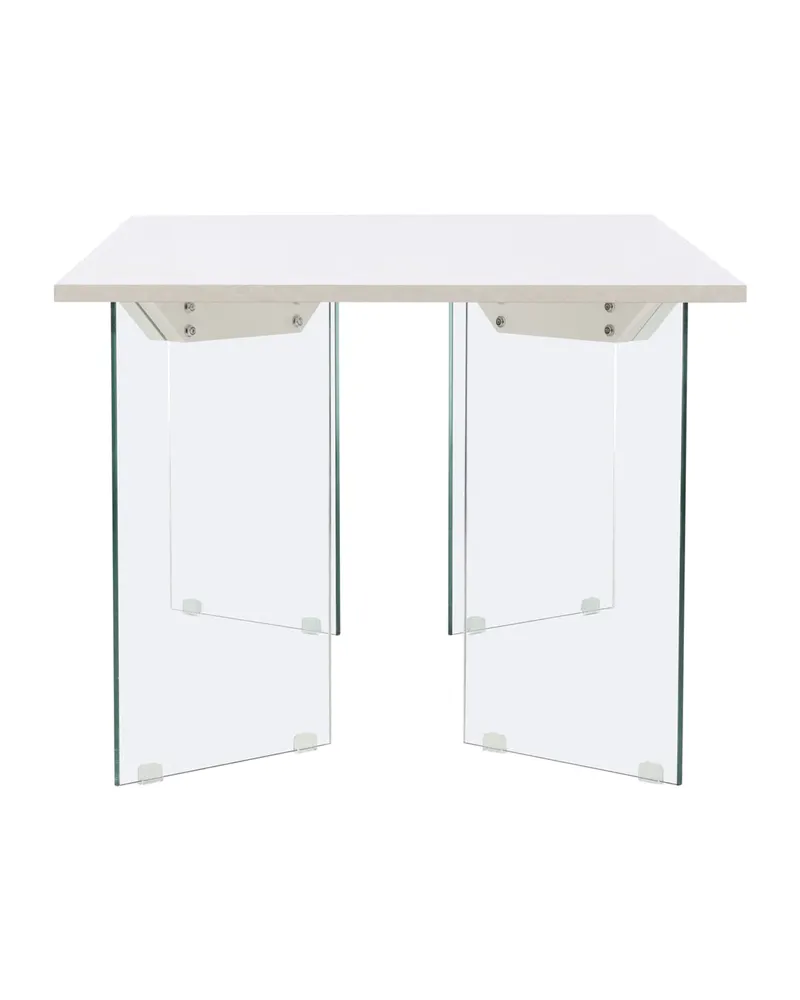 Ester rechteckiger Esstisch 180 × 90 cm mit Glasbeinen, Ansicht 6