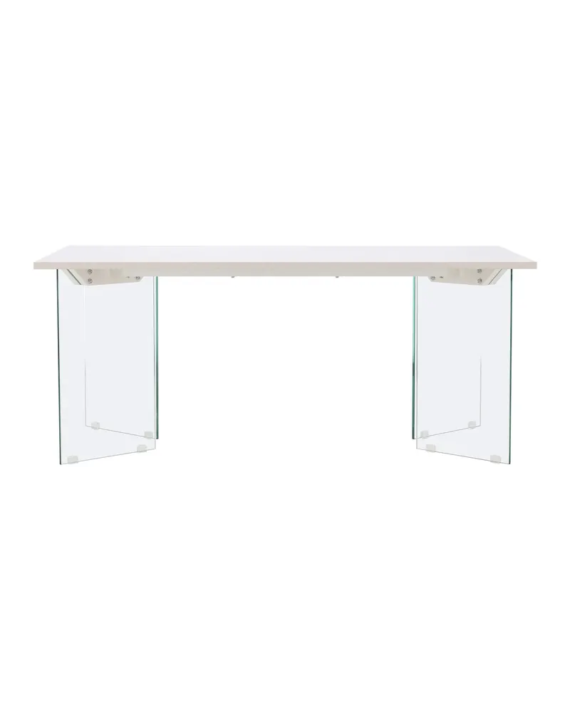 Ester rechteckiger Esstisch 180 × 90 cm mit Glasbeinen, Ansicht 9
