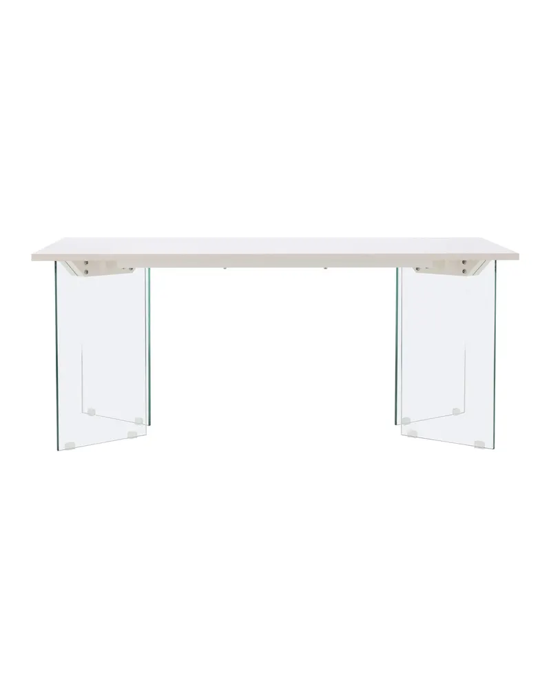 Ester rechteckiger Esstisch 180 × 90 cm mit Glasbeinen, Ansicht 2