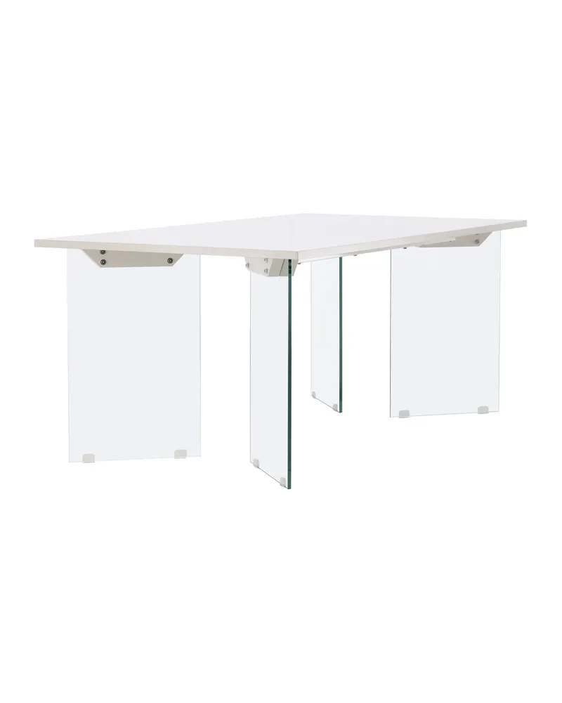Ester rechteckiger Esstisch 180 × 90 cm mit Glasbeinen, Ansicht 3
