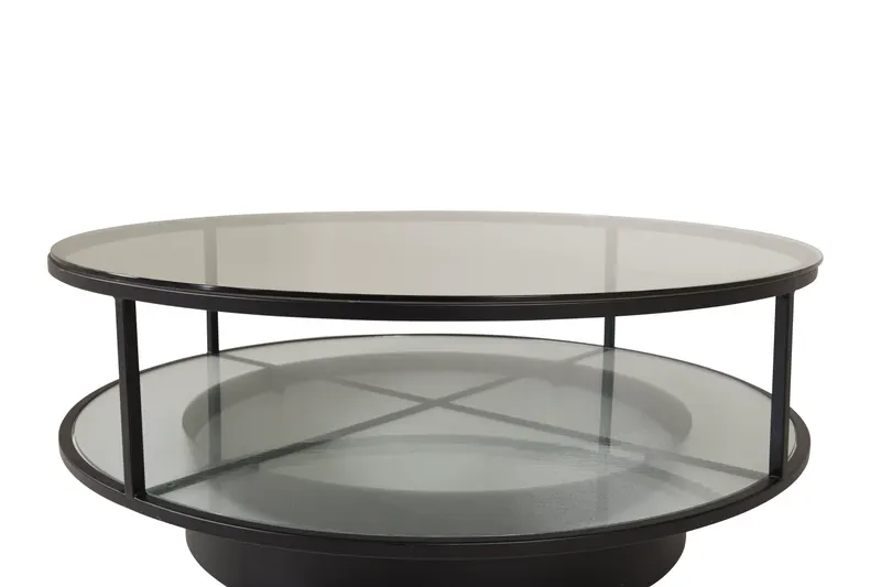 Falsterbo runder Couchtisch aus Glas, Ansicht 3
