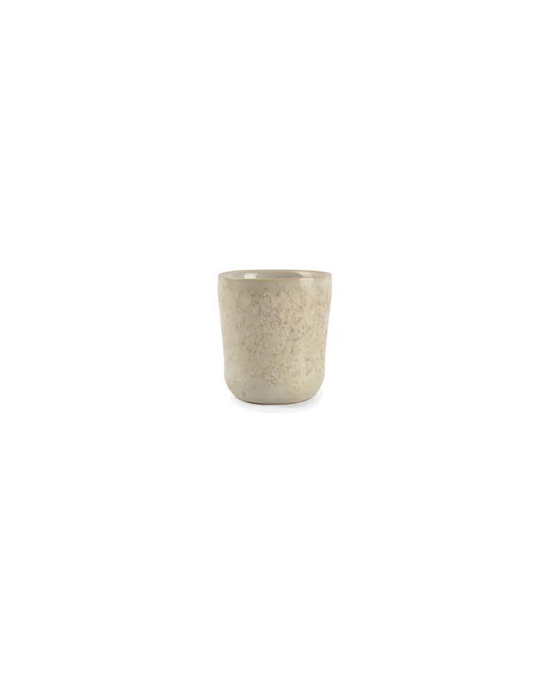 Faro Mokkatasse aus Steinzeug in Beige, 90 ml