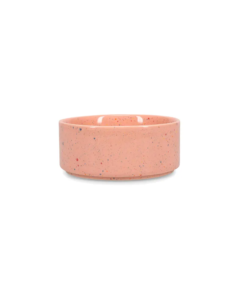 Fika Schale aus gesprenkeltem Porzellan, Beige
