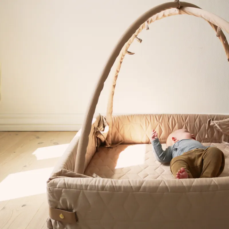 FILIBABBA Aktivitätsnest Soft Quilt aus Bio-Baumwolle, Doeskin, Ansicht 3