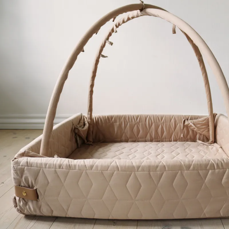 FILIBABBA Aktivitätsnest Soft Quilt aus Bio-Baumwolle, Doeskin, Ansicht 4